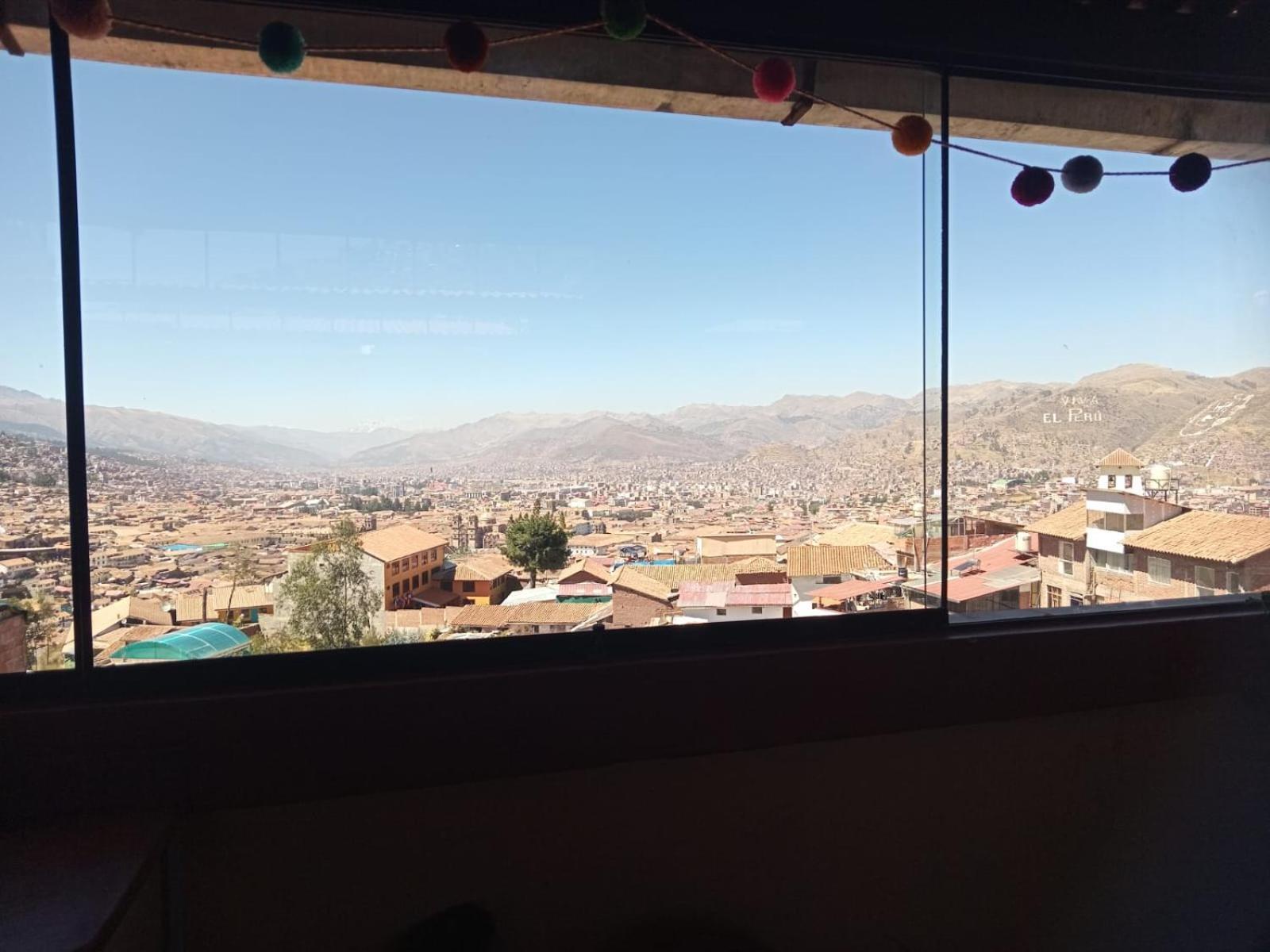 Hostal Con Vista A La Ciudad Santa Ana Cusco Eksteriør billede