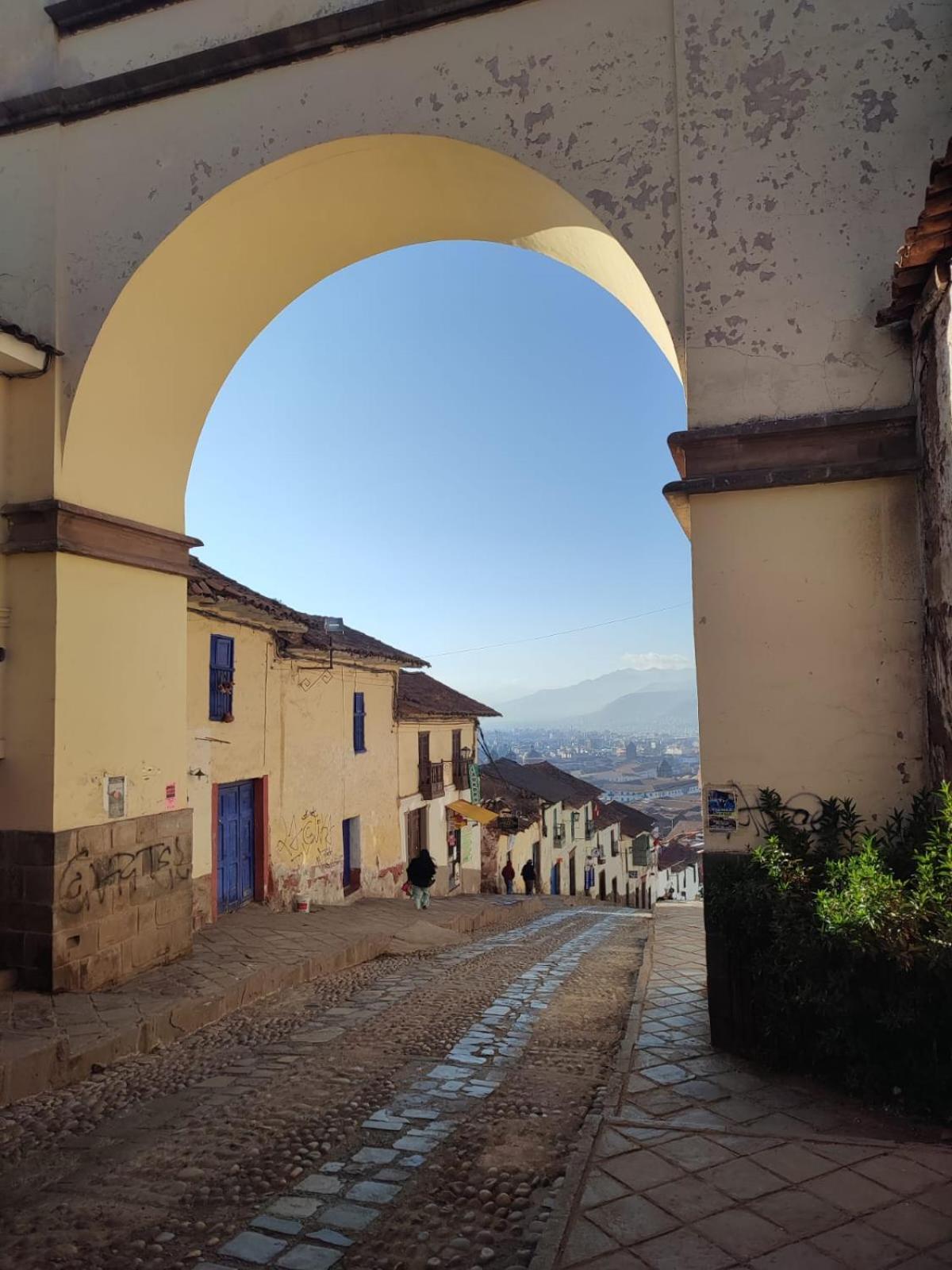 Hostal Con Vista A La Ciudad Santa Ana Cusco Eksteriør billede
