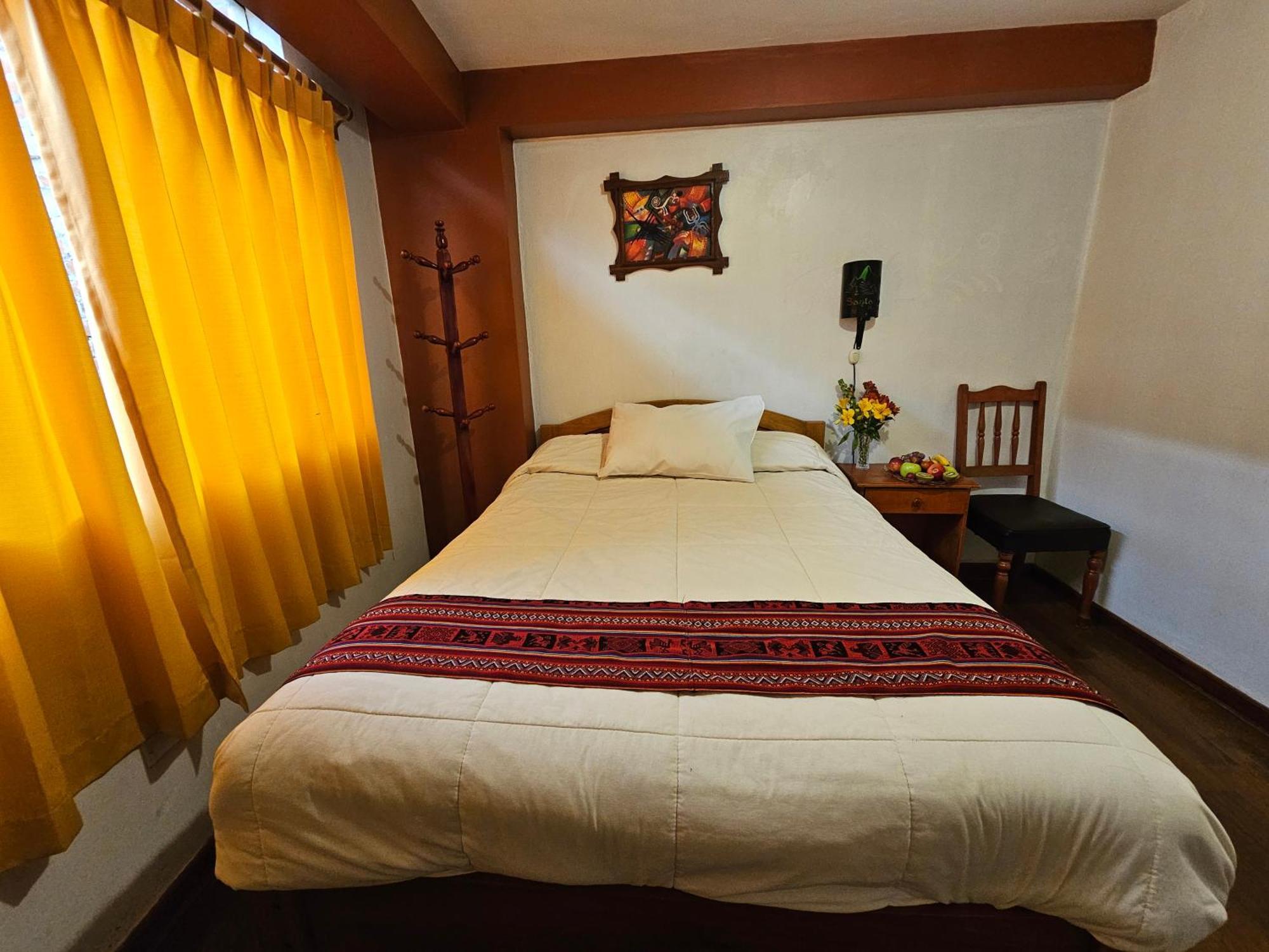 Hostal Con Vista A La Ciudad Santa Ana Cusco Eksteriør billede