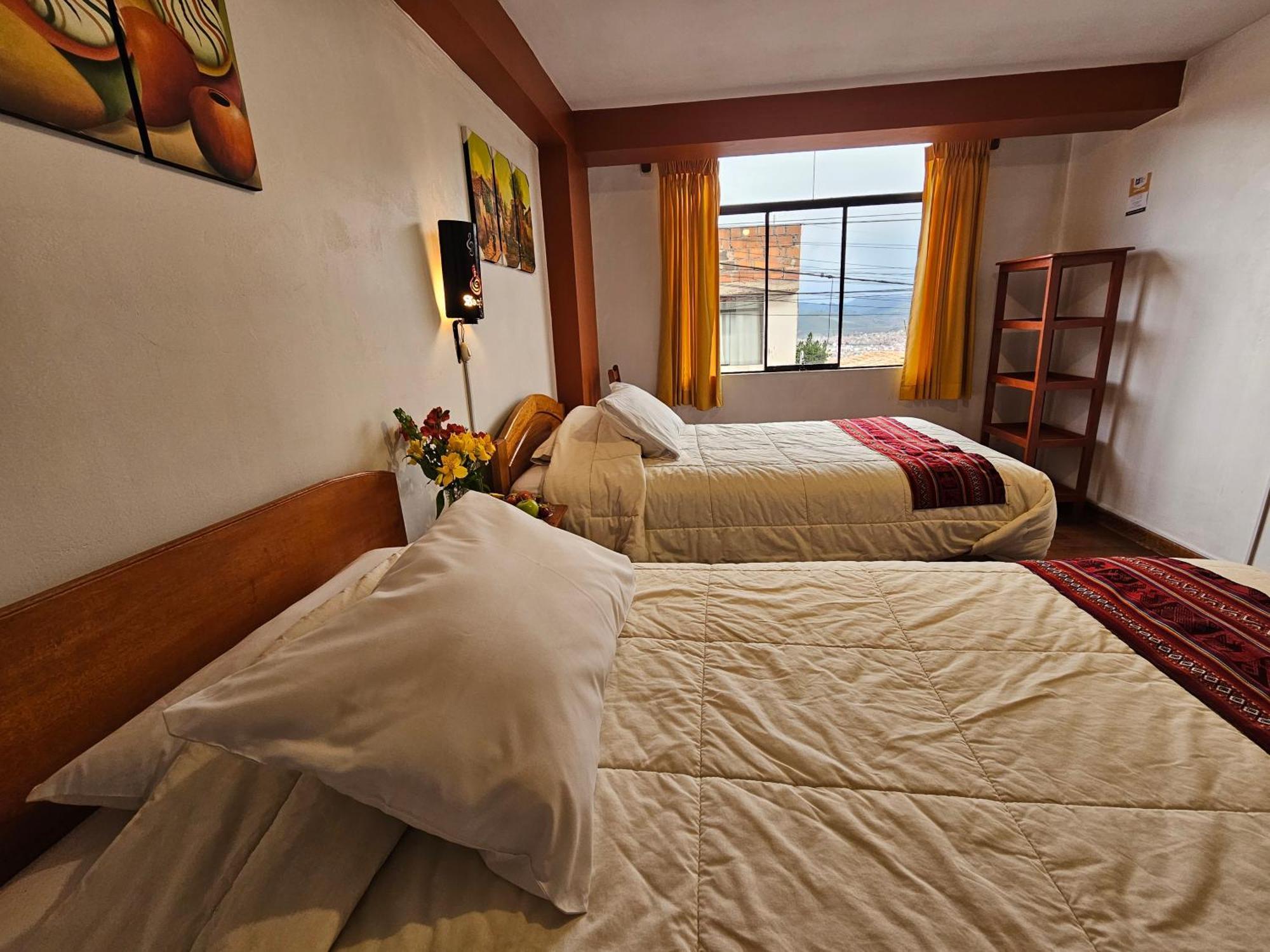Hostal Con Vista A La Ciudad Santa Ana Cusco Eksteriør billede