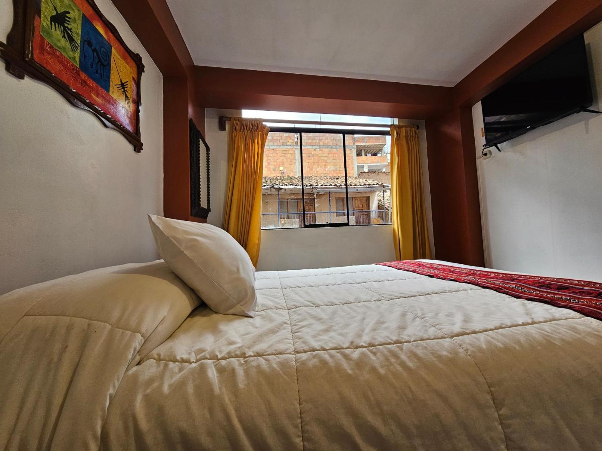 Hostal Con Vista A La Ciudad Santa Ana Cusco Eksteriør billede