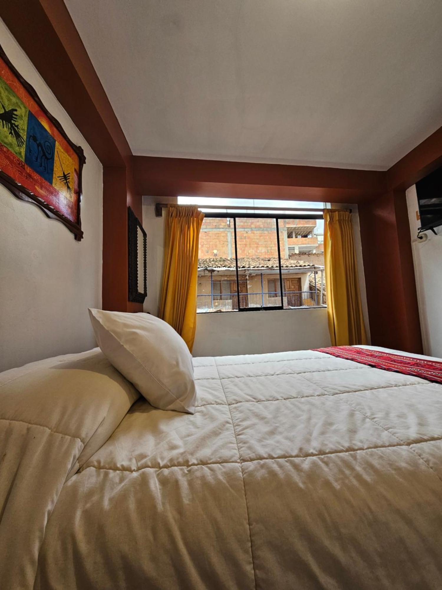 Hostal Con Vista A La Ciudad Santa Ana Cusco Eksteriør billede