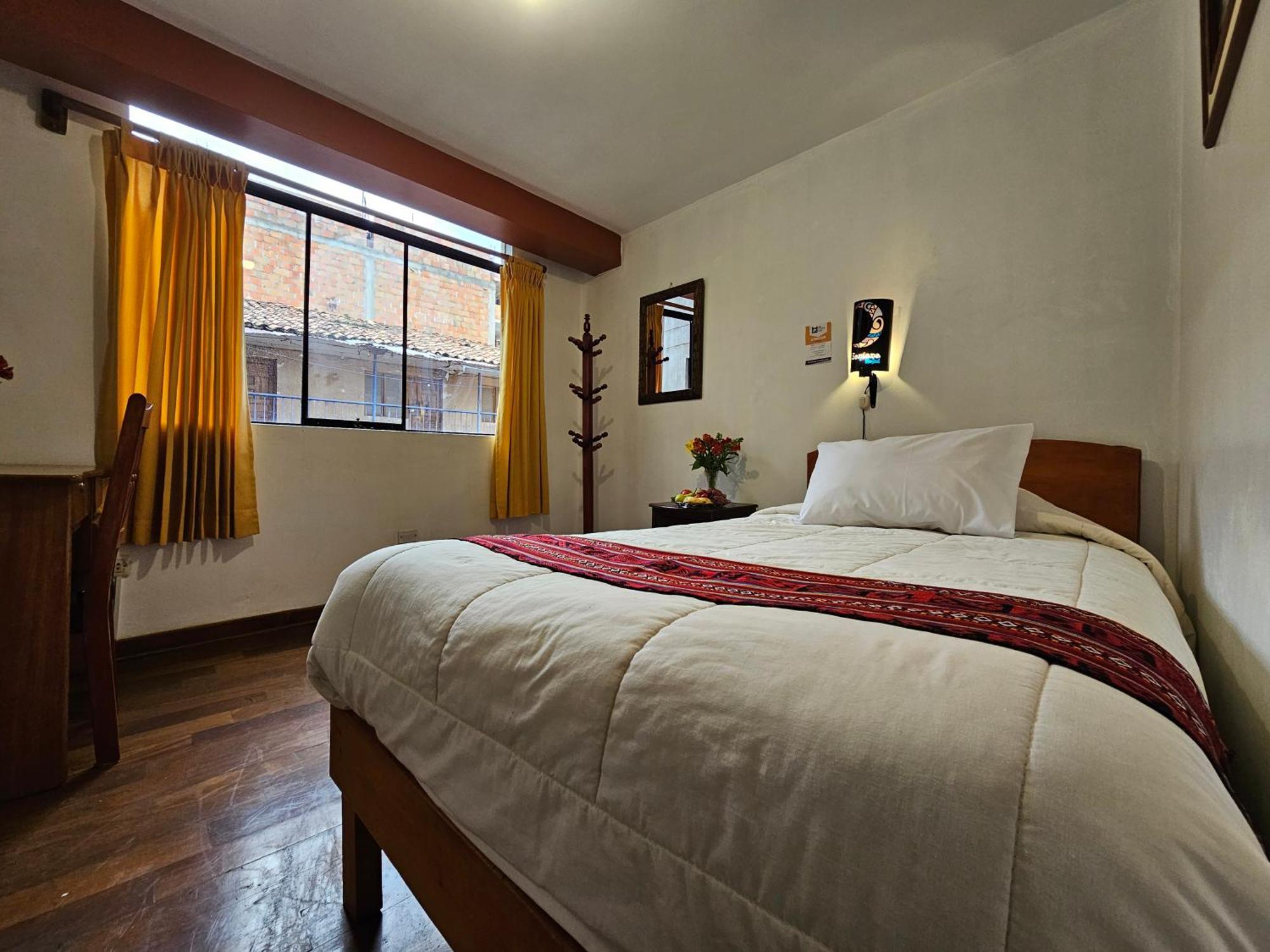 Hostal Con Vista A La Ciudad Santa Ana Cusco Eksteriør billede
