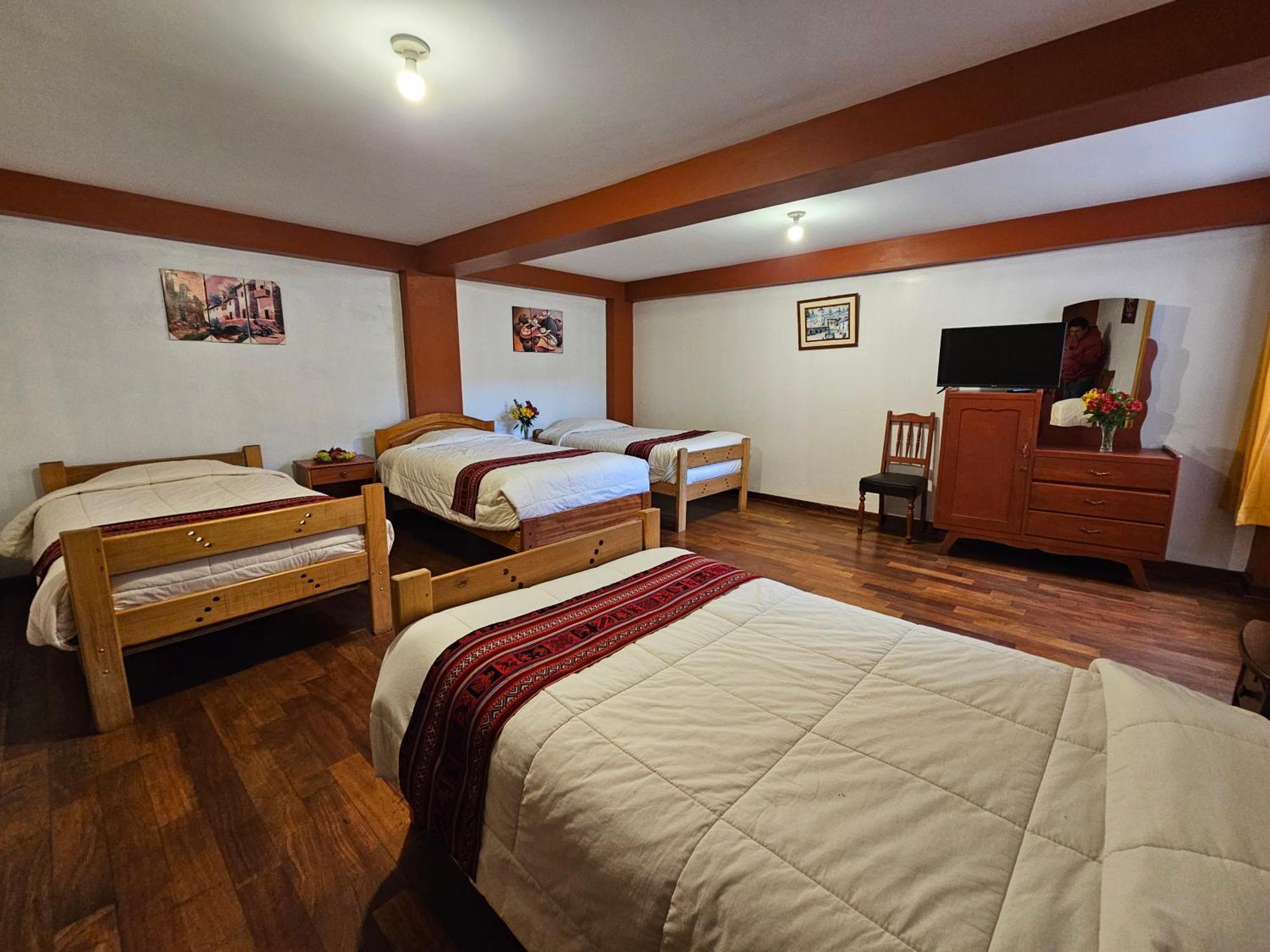 Hostal Con Vista A La Ciudad Santa Ana Cusco Eksteriør billede