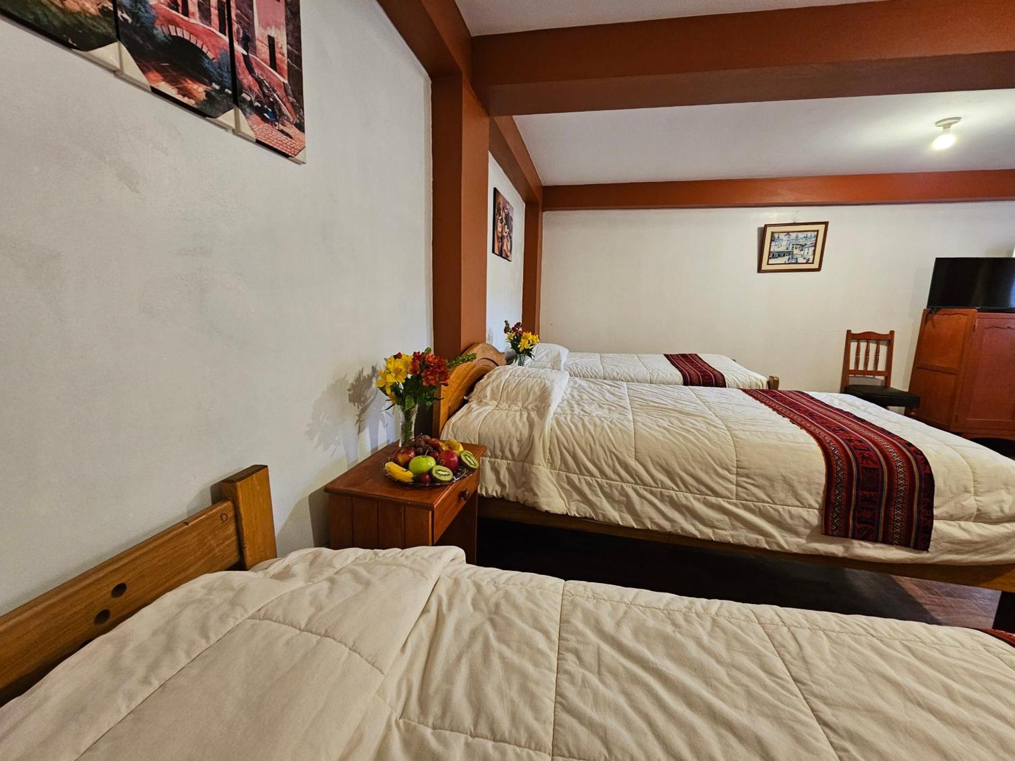 Hostal Con Vista A La Ciudad Santa Ana Cusco Eksteriør billede