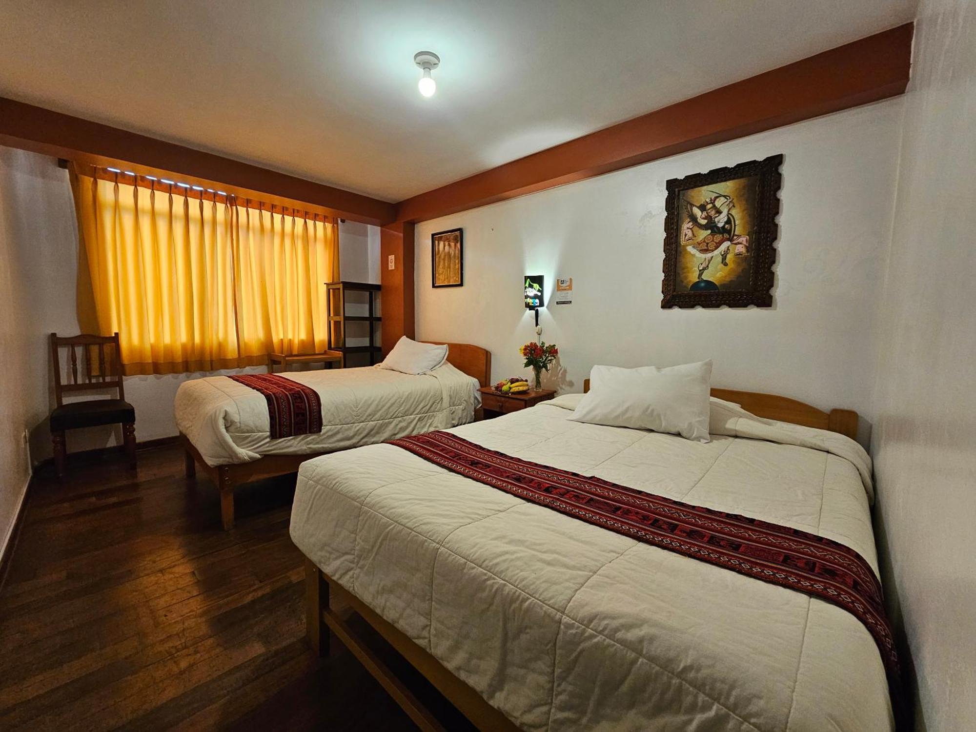 Hostal Con Vista A La Ciudad Santa Ana Cusco Eksteriør billede